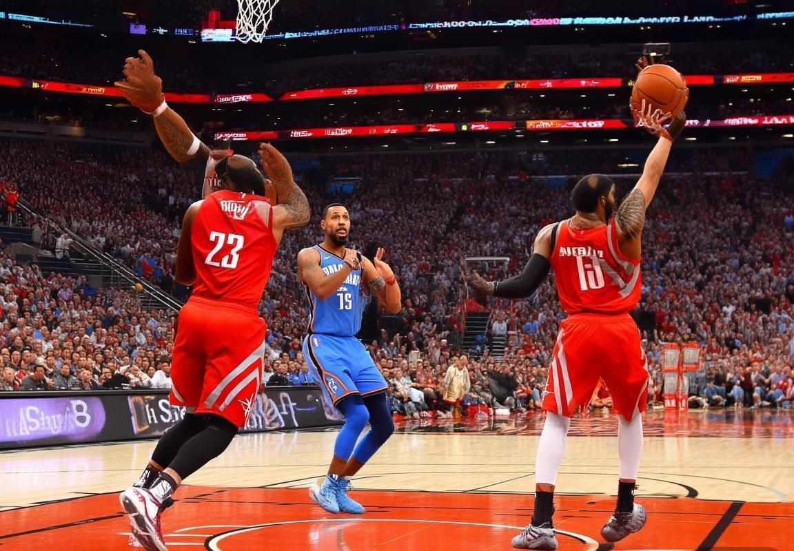 哈登威少联手制胜,雷霆新星闪耀季后赛